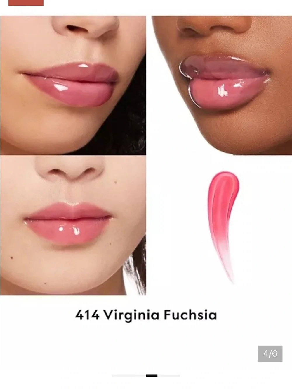 Gucci Gloss à Lèvres  414 Virginia Fuchsia NEW